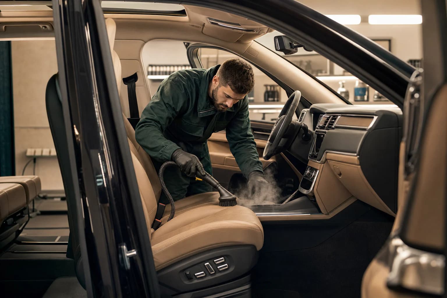 Профессиональная чистка салона автомобиля Geo Car com
